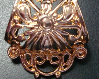 Schalring Ringschiene filigrane Rohrschließe Rosegold Schal FPC183B