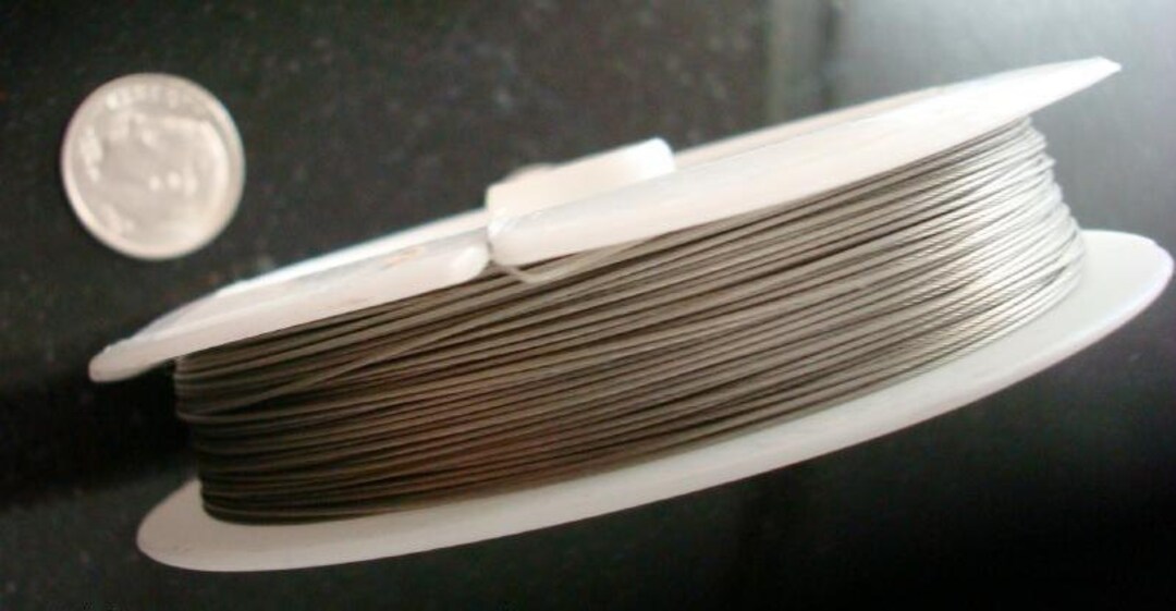 Tiger Tail Beading Wire 328' 100 Meters .45mm .018 26 Ga Dia Stainless St Tt127 Etsy