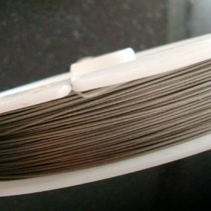 Tiger tail beading wire 328&#39; 100 meters .38mm .015&quot; 28 ga dia stainless st TT128