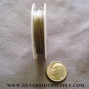 32 Ft TIGER TAIL Nylon Coated Stainless Beading wire .015 in 0.404mm 26 ga TT105