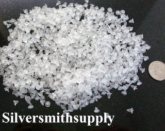 10000 Rubber earring backs stoppers earring clutches Fish Hook earring stoppers  FPE015F