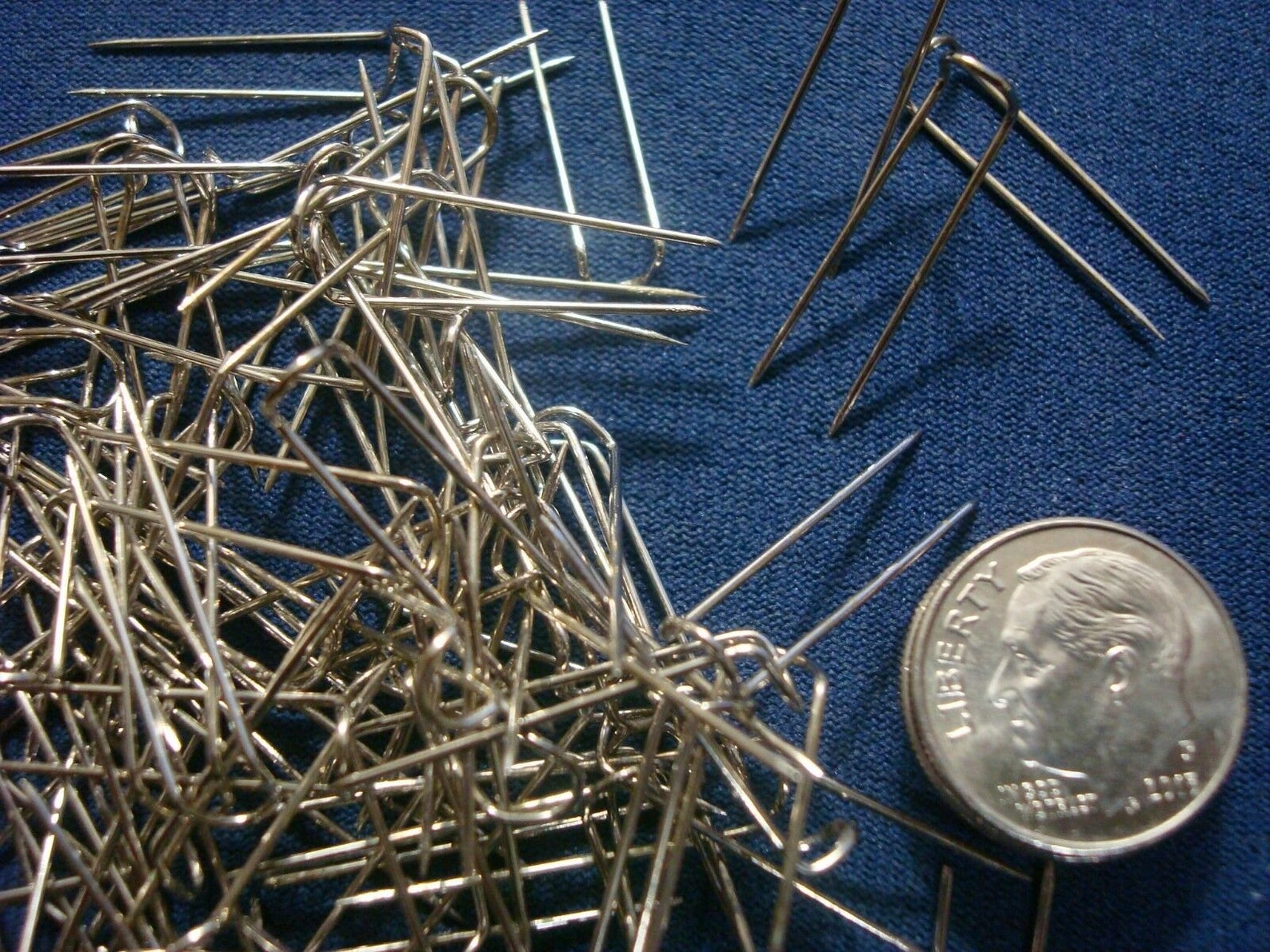 1000 Upins Jewelry Display Pins Silver Color Secure Jewelry Etsy