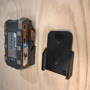 Soporte de pared para batería Ridgid, accesorio para herramientas Black