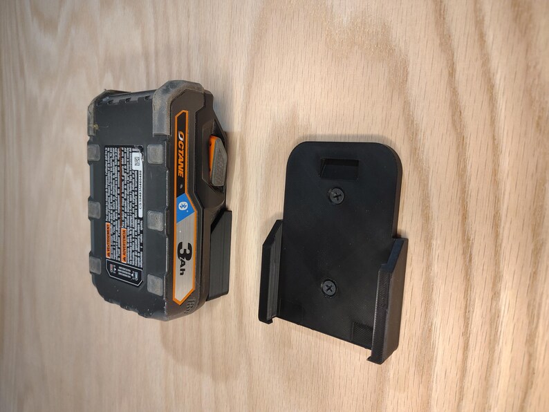 Soporte de pared para batería Ridgid, accesorio para herramientas Black