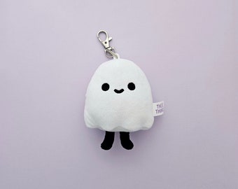 ghostie plush keychain