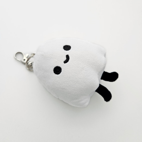 Ghostie Plush Keychain - Etsy