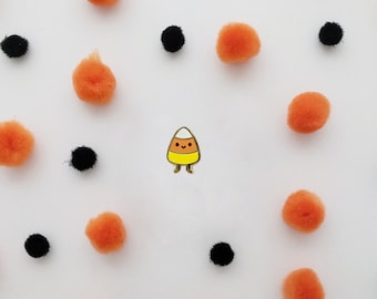 Pin de maíz dulce feliz // pin de Halloween