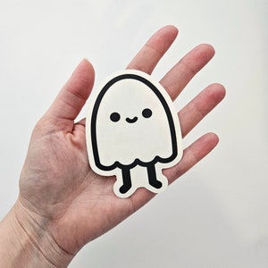 Ghostie suncatcher decal // rainbow maker