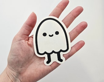 Ghostie suncatcher decal // rainbow maker