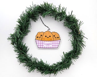 Chicken Nuggie acrylic ornament