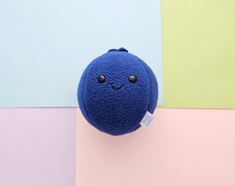 かわいいブルーベリーのぬいぐるみ、かわいい食べ物枕、フルーツフード