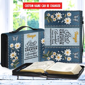 Personalized Bible Cover, Custom Bible Cover for Women, Christian Mom Gift, Christian Gifts, Church Mother&#39;s Day Gift, Christian Gift Idea