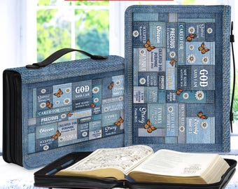 Personalized Bible Cover Custom Name, Christian Mother's Day Gift