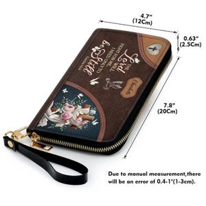 Personalisierte christliche Einkaufstasche, benutzerdefinierte Name Schrift Handtasche, Exodus 14:14 Kunstleder Umhängetasche, religiöses Geschenk für Mutter, Glauben Tasche Wallet - One Size