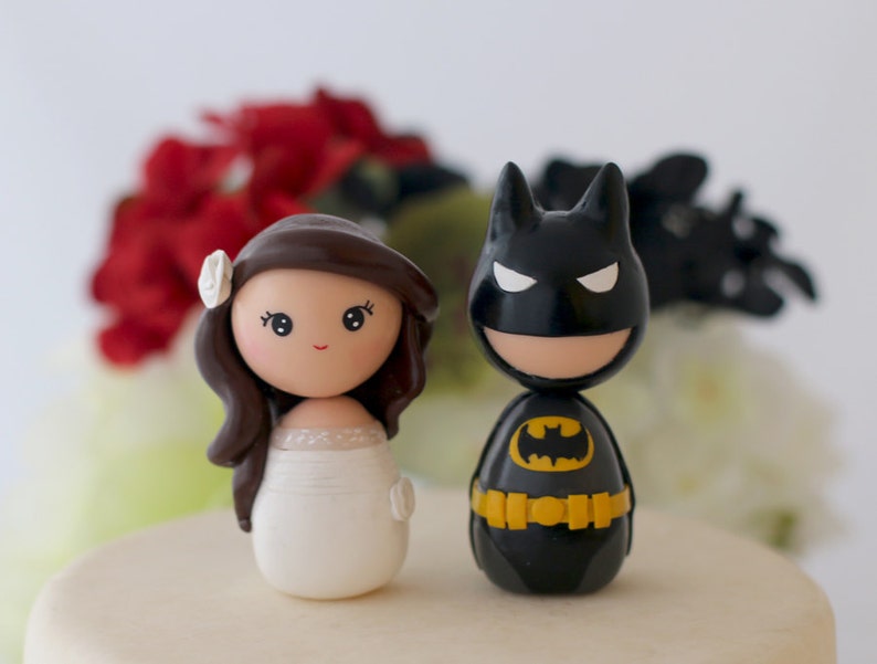 Custom Wedding Batman cake toppers Etsy