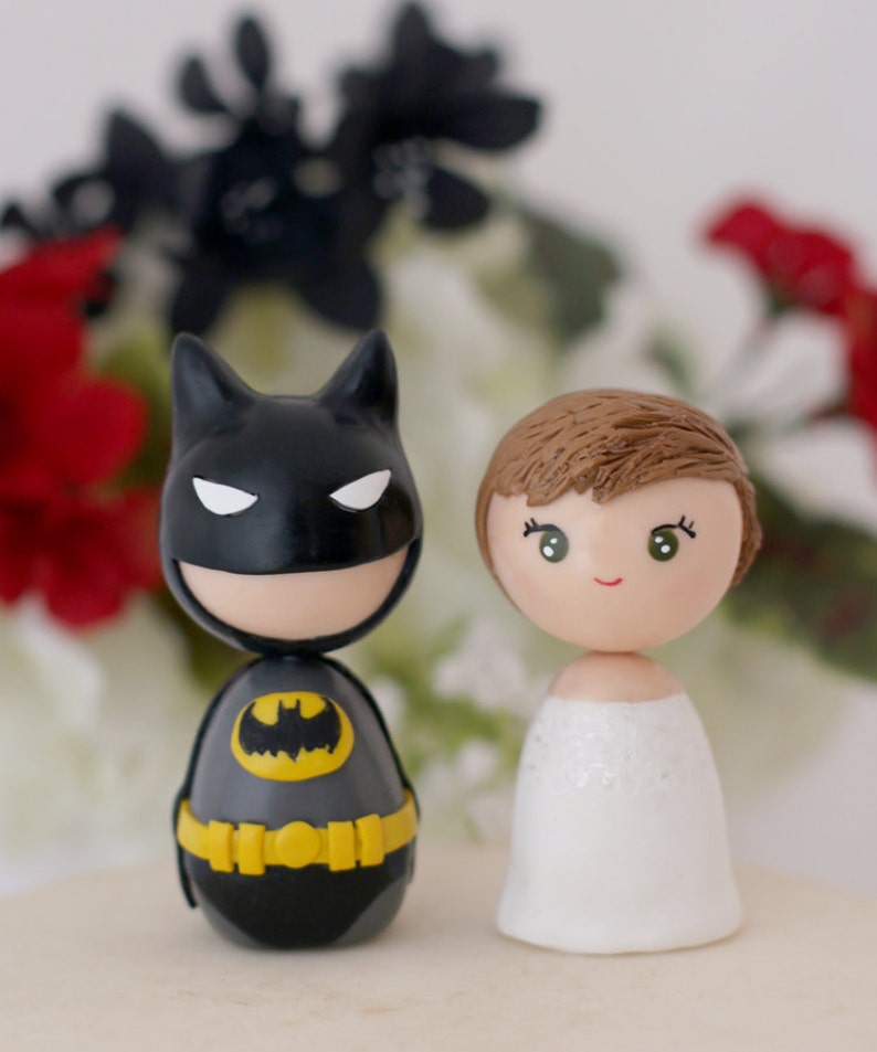 Custom Wedding Batman cake toppers Etsy