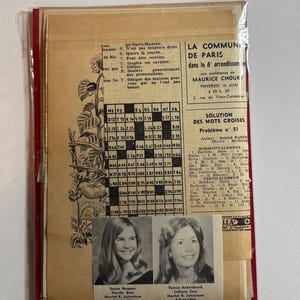 Mystery Ephemera Kit, over 50+ pieces, authentic vintage junk journal kit, 6x8 inches image 15
