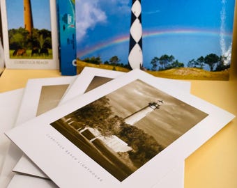 Vintage Lighthouse Cards and Postcards from North Carolina