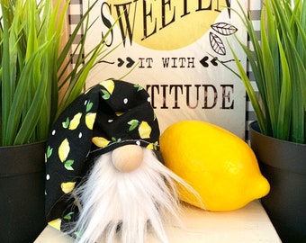 6" Mini Slouch Hat Lemon Gnome, Boy or Girl