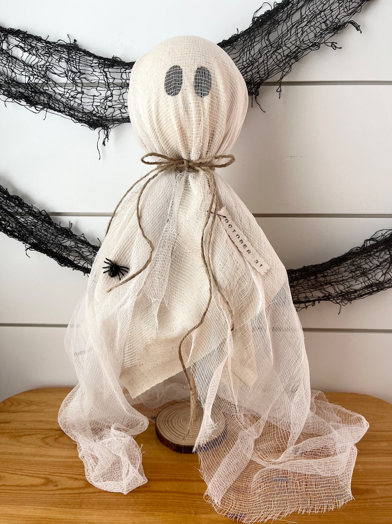 Primitive Fall Halloween Ghost 3 Sizes image 2