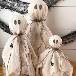 Primitive Fall Halloween Ghost 3 Sizes image 1