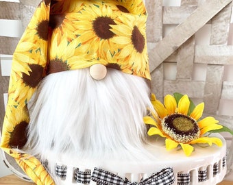 Slouchy Hat Sunflower Fields Gnome, Boy or Girl