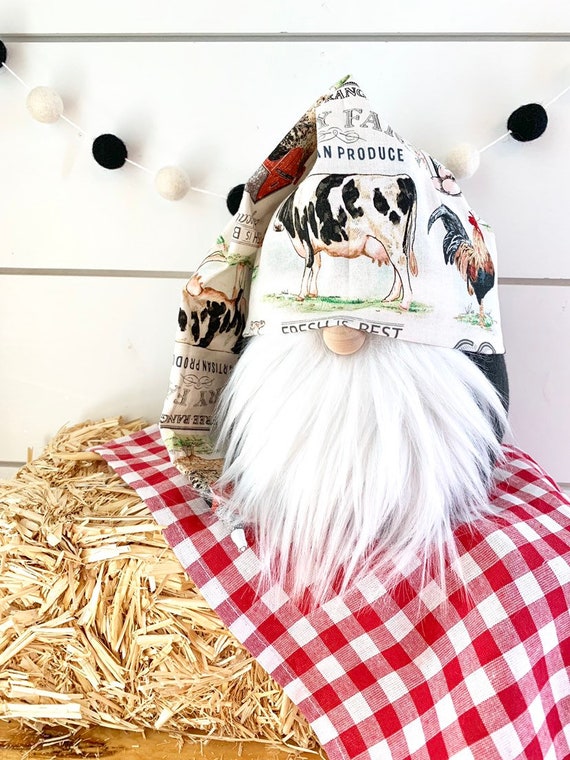 Boy or Girl Farmhouse Floral Gnome