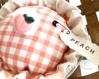 Mini Peach Fabric Home Decor