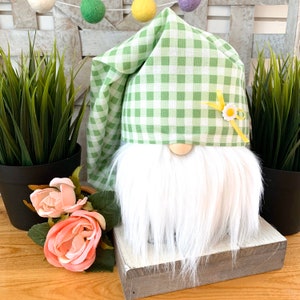 Flower Shop Green Slouch Gnome, Boy or Girl