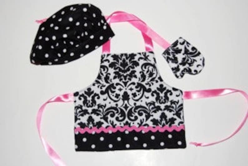 American Girl/18 inch/15 inch Doll Apron Chef Set PDF Pattern Etsy