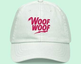 Woof Woof Pastel baseball hat - Bowie dog hat
