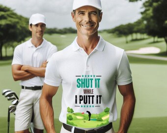 Grappig golfpoloshirt, sportief cadeau