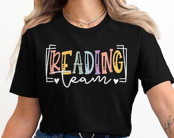 Reading Squad PNG, Reading Team Shirt Design, Book Lover PNG, Teacher Sublimation, Library PNG, Book Club Digital Download