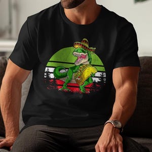 Paquete PNG del Cinco de Mayo / Diseños divertidos de sublimación para fiestas / Taco de T-Rex, Pie Grande con taco, letras del Cinco de Mayo / Descarga instantánea