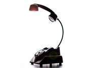 Upcycled Telephone Lamp – Ericsson Black Vintage Bakelite Telephone (1955 PTT Model)