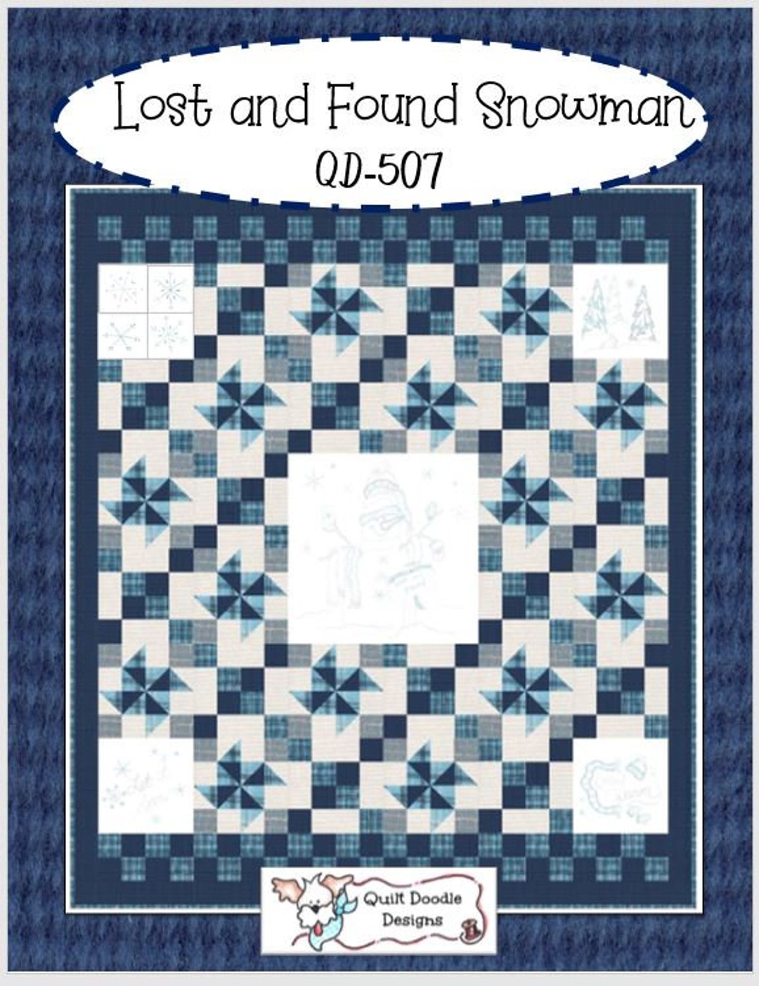 Lost and Found Snowman Quilt Packaged Pattern - Etsy