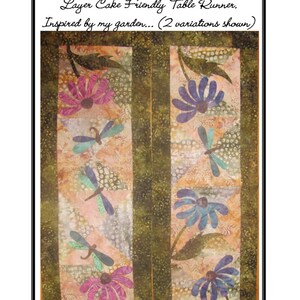 Dragonfly Dream Table Runner Packaged Pattern From Quilt Doodle Designs ...