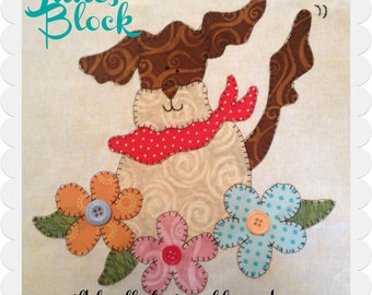 My Favorite Things Quilt Doodle Designs June's Block 2015