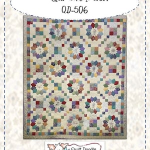 Garden Path PDF quilt pattern by Quilt Doodle Designs