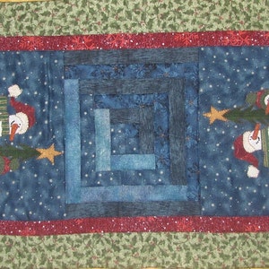 Snowman Buddies Table Runner and Placemats PDF Pattern From Quilt ...