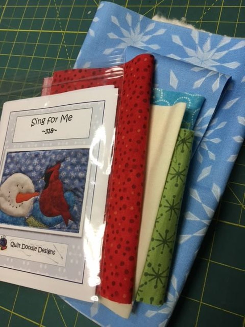 Sing for Me Snowman Mug Mat Kit with Pattern Etsy