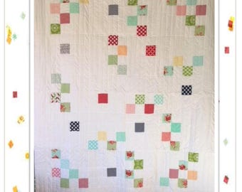 Quick Confetti PDF Quilt Pattern from Quilt Doodle Designs