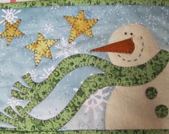 Snowman Mug Mat PDF Pattern