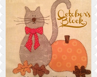 My Favorite Things Quilt Doodle Designs September&#39;s Block 2015