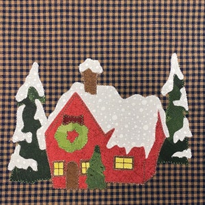 Cozy Home fusible applique design from Quilt Doodle Designs
