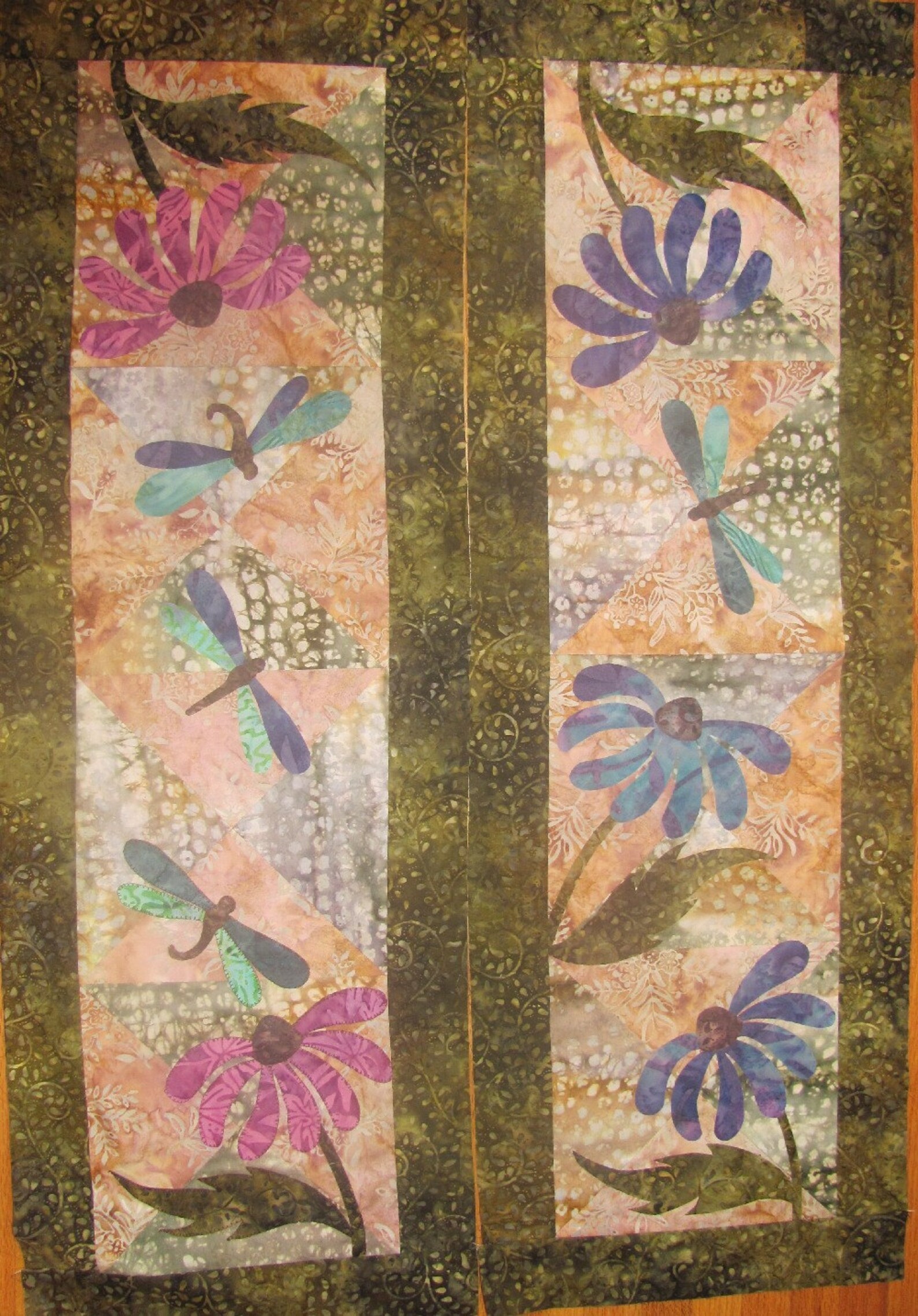 Dragonfly Dream Table Runner Packaged Pattern From Quilt Doodle Designs ...