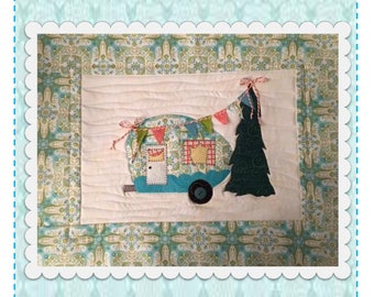 Camper Celebration packaged mini quilt pattern QD-142