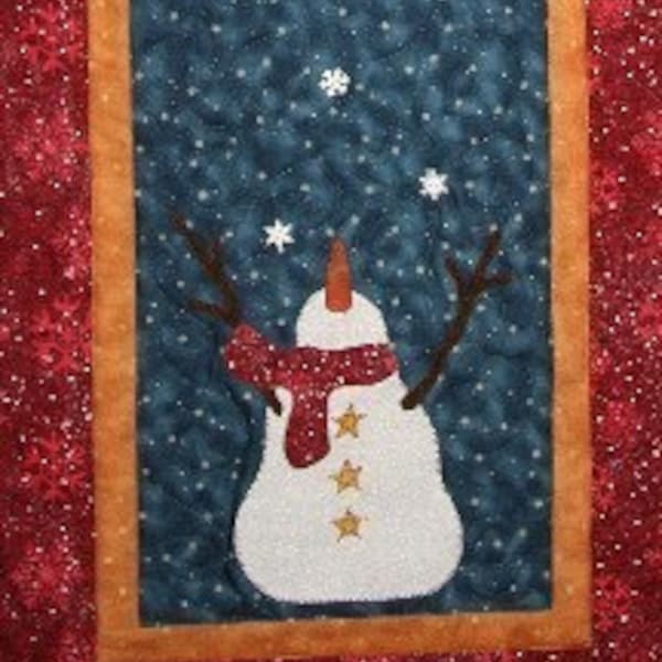 Tasting Snowflakes Tablerunner PDF Pattern from Quilt Doodle Designs