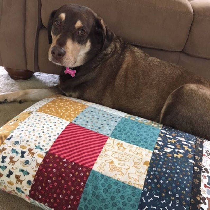 Checkerboard Pillowcase Dog Bed PDF Pattern Etsy