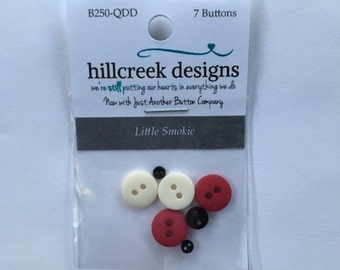 Little Smokie Button Pack from Hillcreek Designs B250-QDD